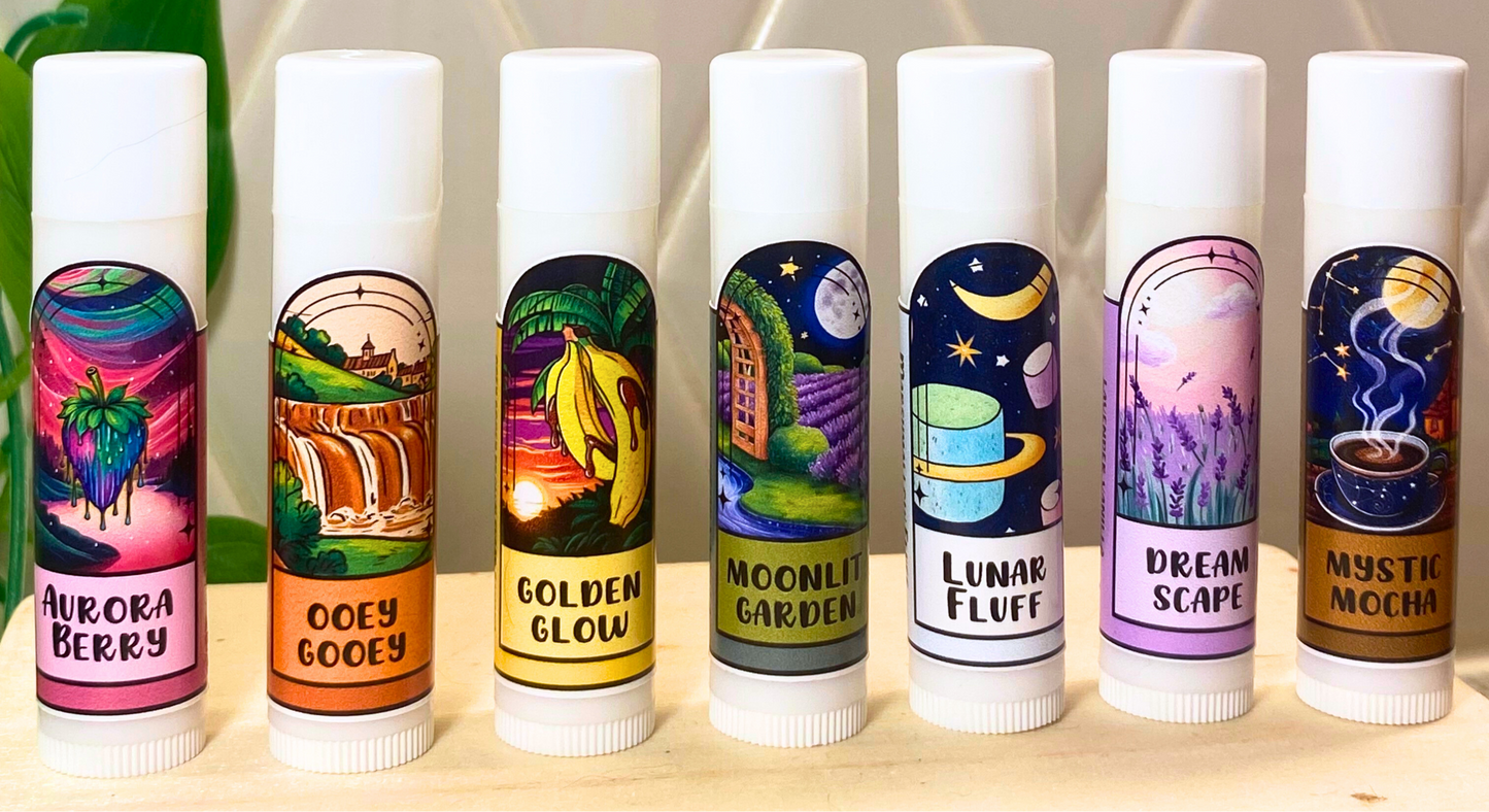 Mystic Mocha Hazelnut Latte All Natural Vegan Lip Balm
