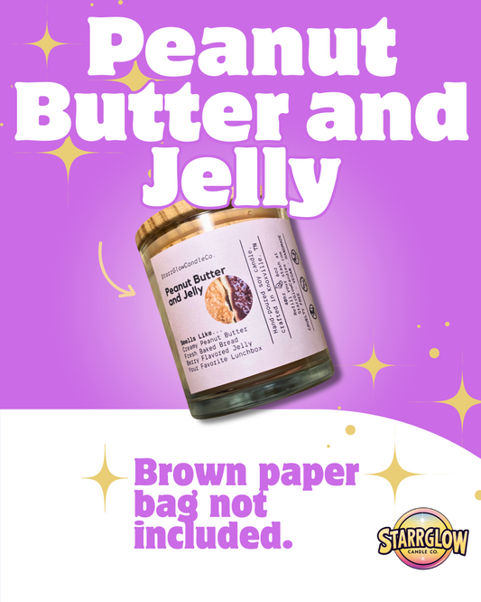 Peanut Butter and Jelly Soy Wax Candle