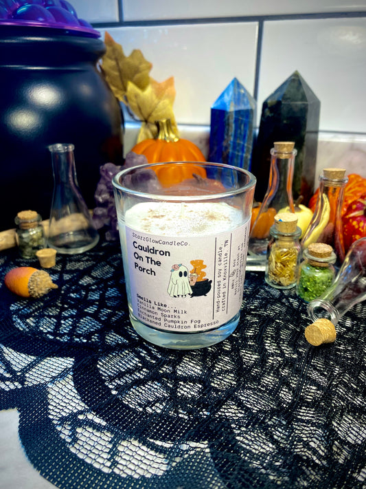 Cauldron On The Porch - Soy Wax Candle - 8 oz.