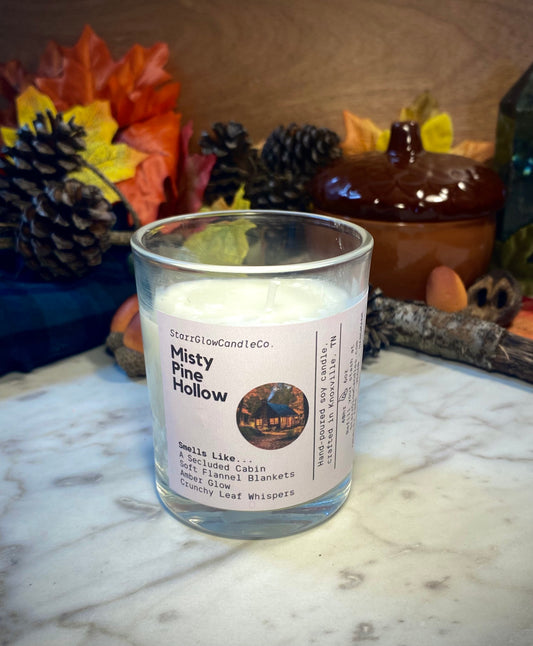 Misty Pine Hollow - Soy Wax Candle - 8 oz.