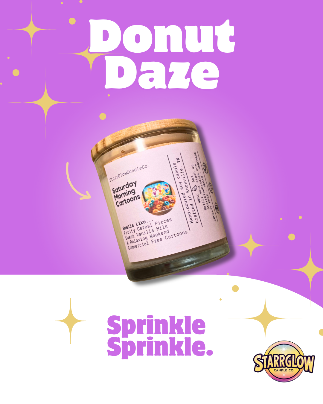 Donut Daze Soy Wax Candle
