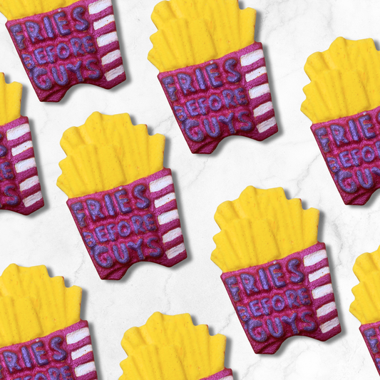 Fries Before Guys Handpainted Bathbomb