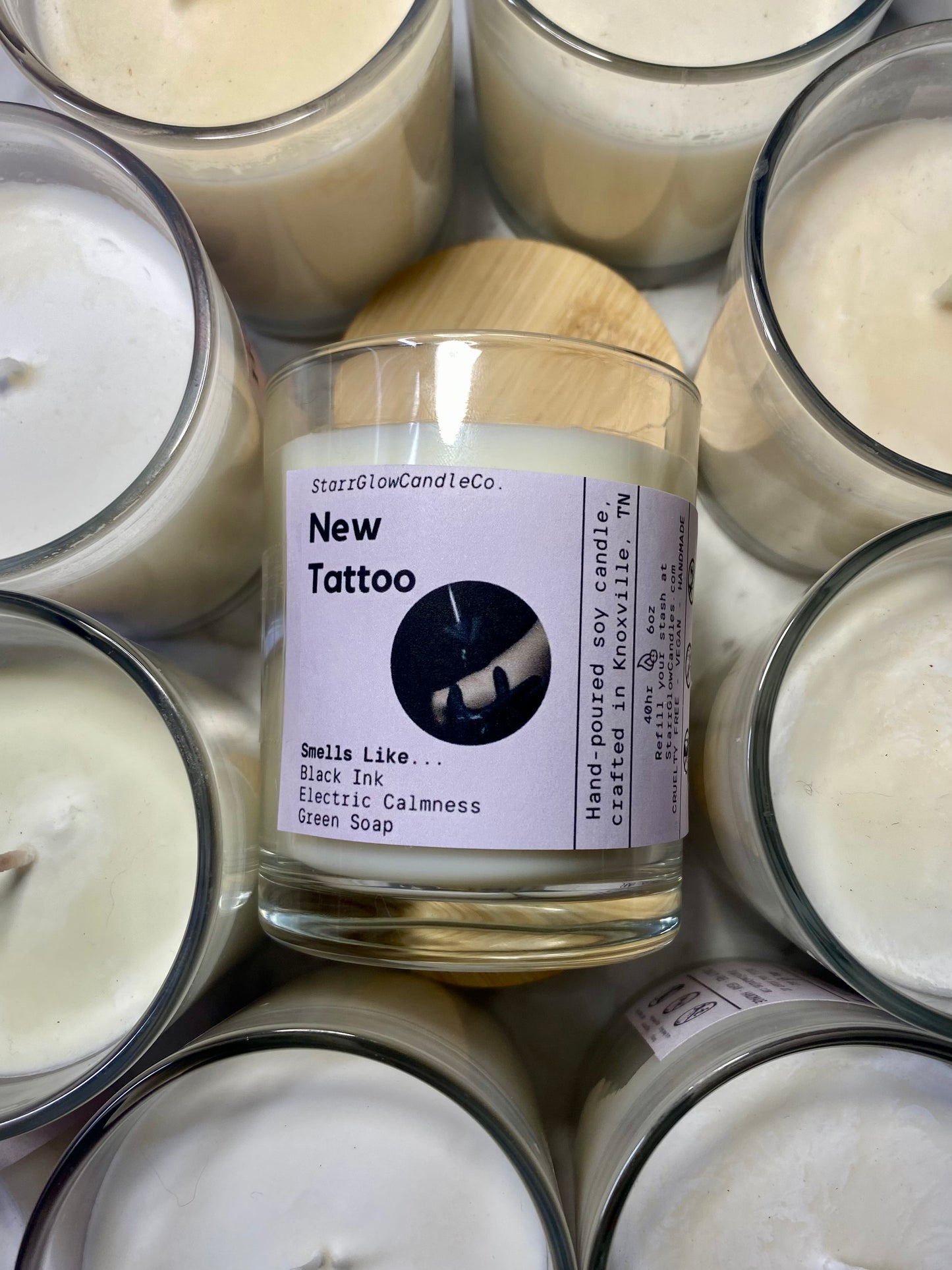 New Tattoo - Soy Wax Candle - 8 oz.