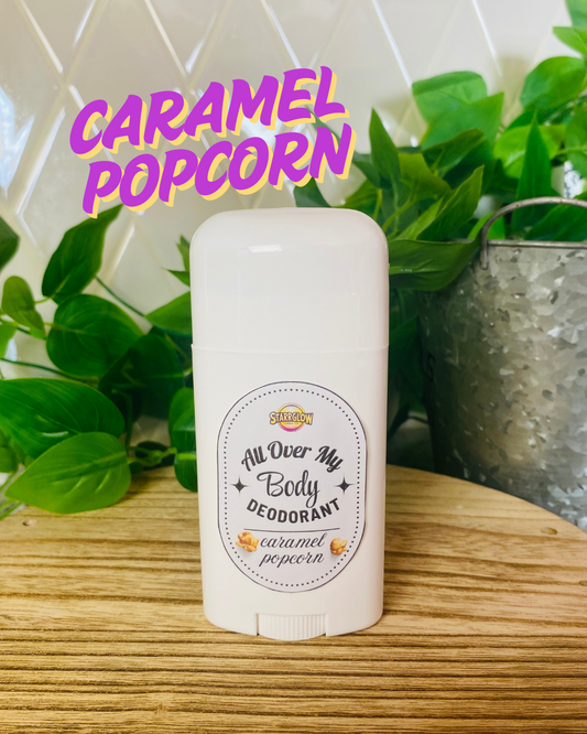 Caramel Popcorn - All Over My Body Deodorant - Vegan Formula