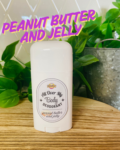 Peanut Butter and Jelly - All Over My Body Deodorant - Vegan Formula