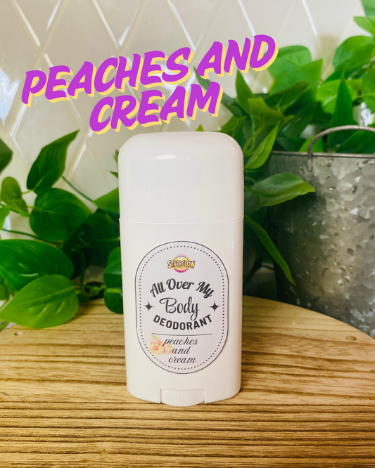 Peaches and Cream - All Over My Body Deodorant - Vegan Formula