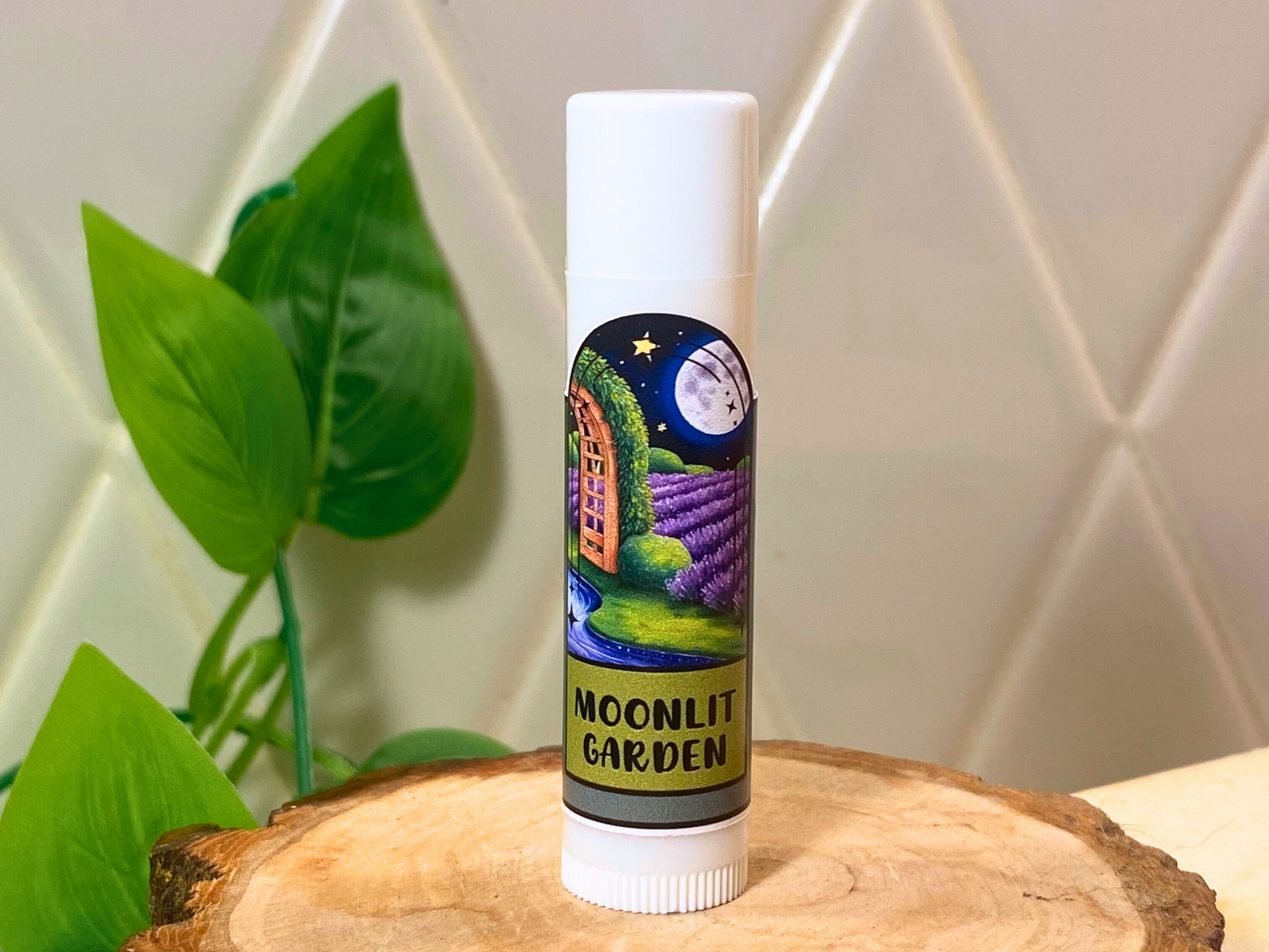 Moonlit Garden Earthy All Natural Vegan Lip Balm