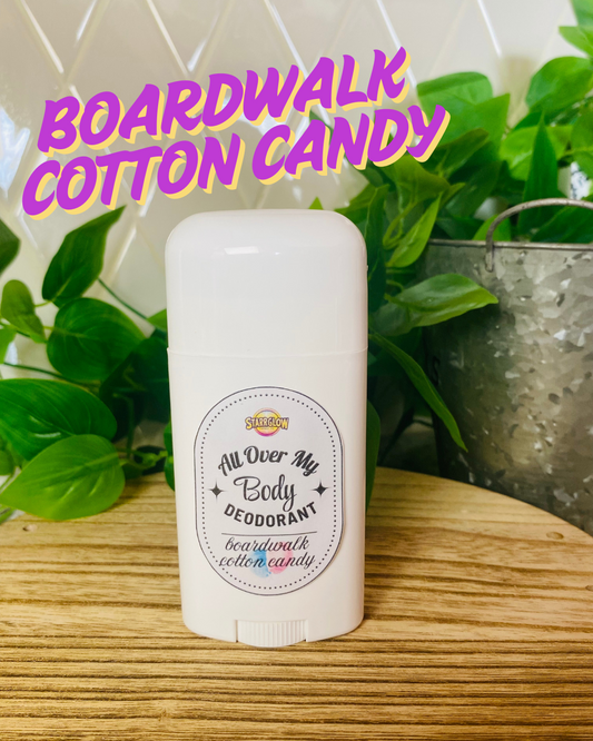 Boardwalk Cotton Candy - All Over My Body Deodorant - Vegan Formula