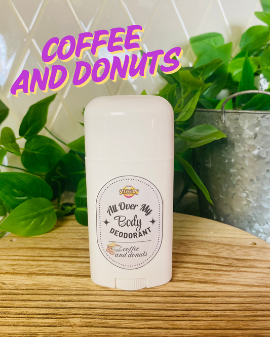 Coffee and Donuts - All Over My Body Deodorant - Vegan Formula