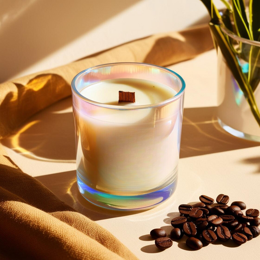 "Awakening" A New Dawn, A New Day 4 oz. Synesthesia Inspired Wooden Wick Candle