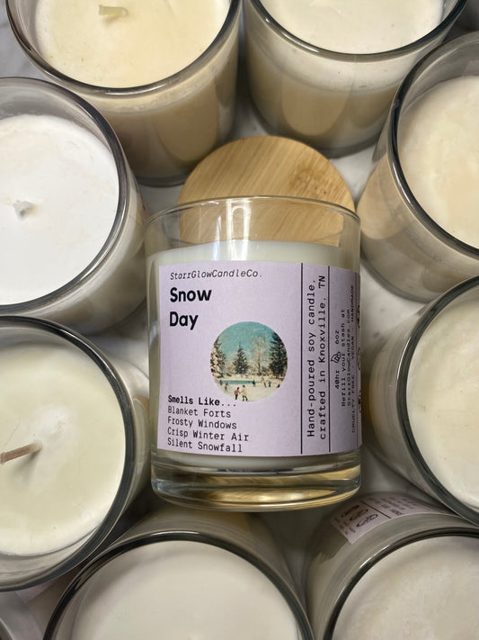 Snow Day - Soy Wax Candle - 8 oz.