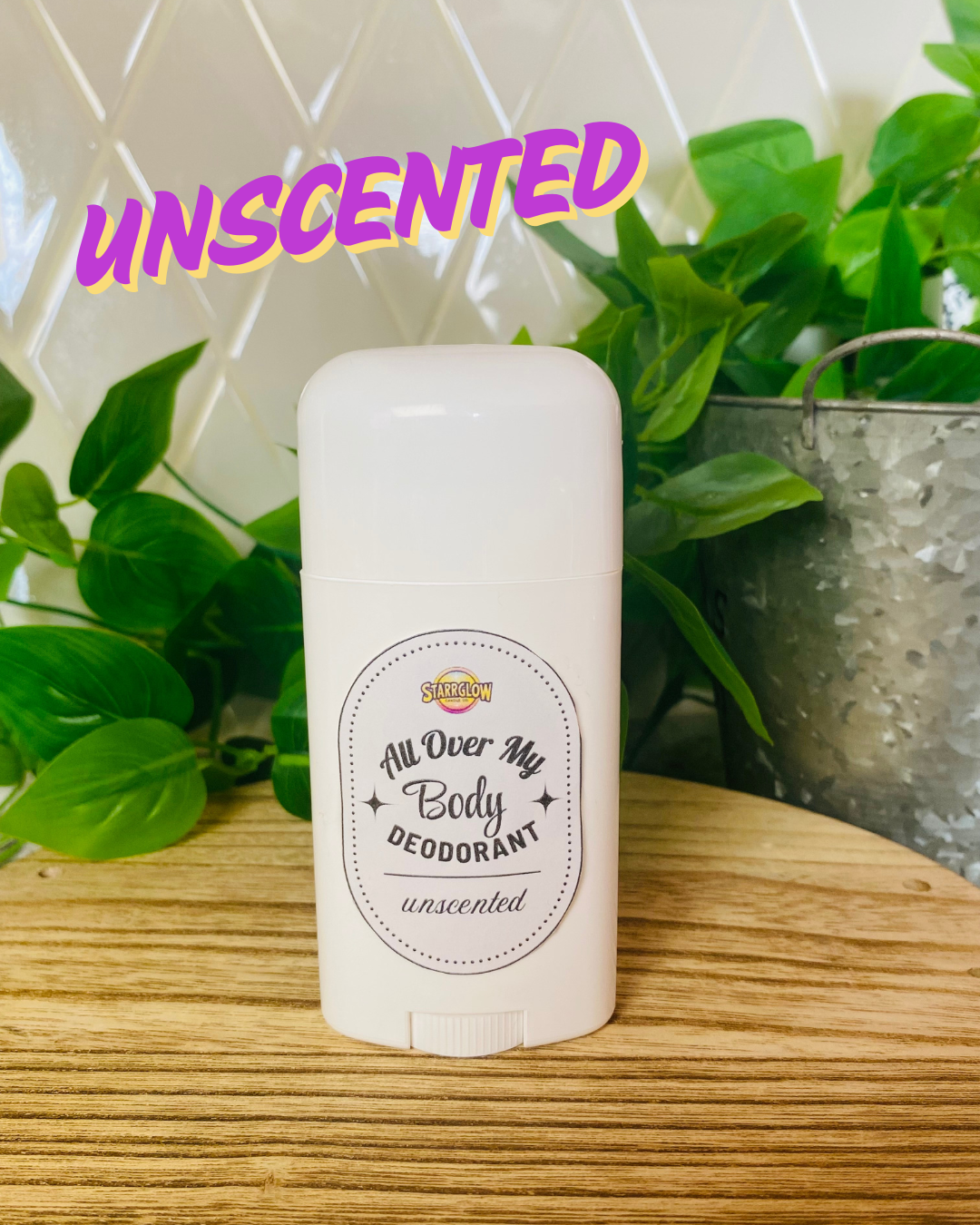 Unscented - All Over My Body Deodorant - Vegan Formula