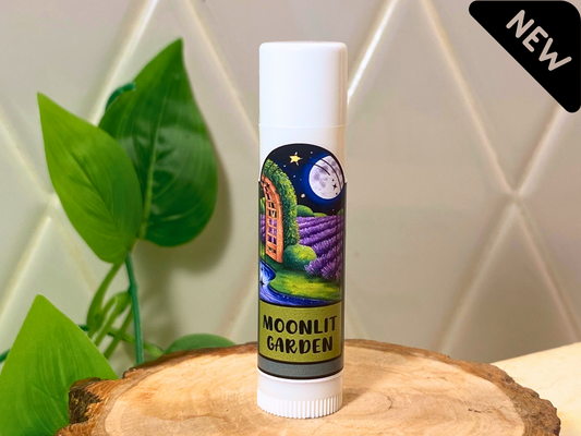 Moonlit Garden Earthy All Natural Vegan Lip Balm