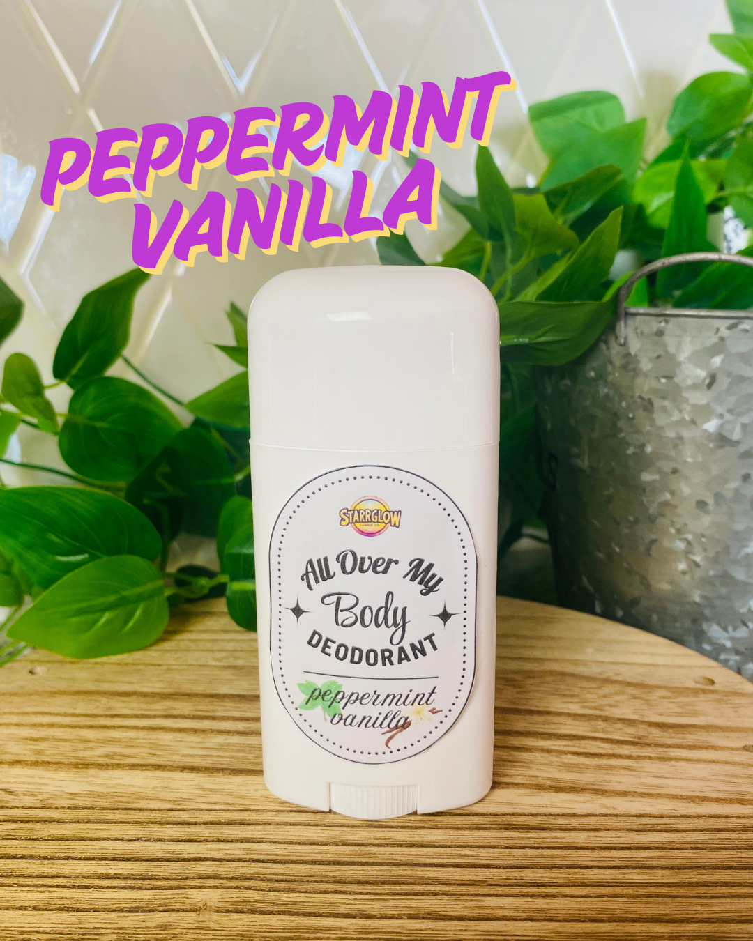 Peppermint Vanilla - All Over My Body Deodorant - Vegan Formula