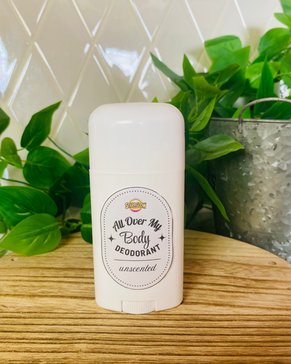 Unscented - All Over My Body Deodorant - Vegan Formula