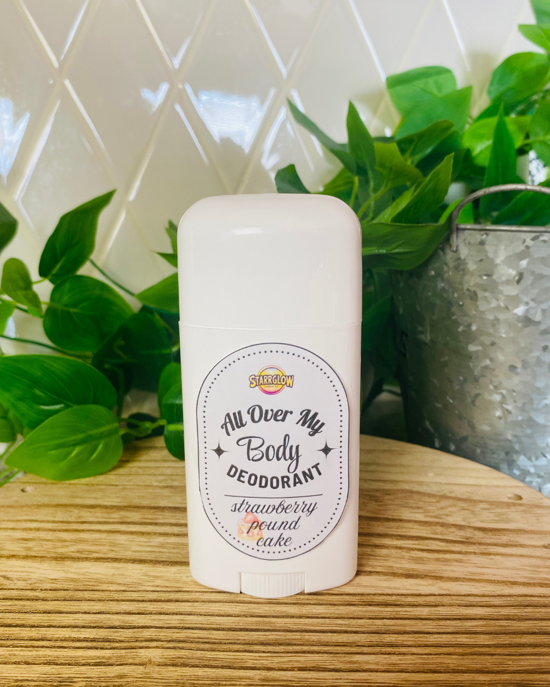 Strawberry Poundcake - All Over My Body Deodorant - Vegan Formula