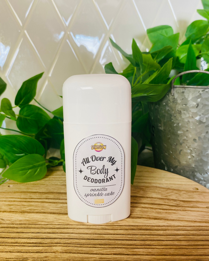 Vanilla Sprinkle Cake - All Over My Body Deodorant - Vegan Formula